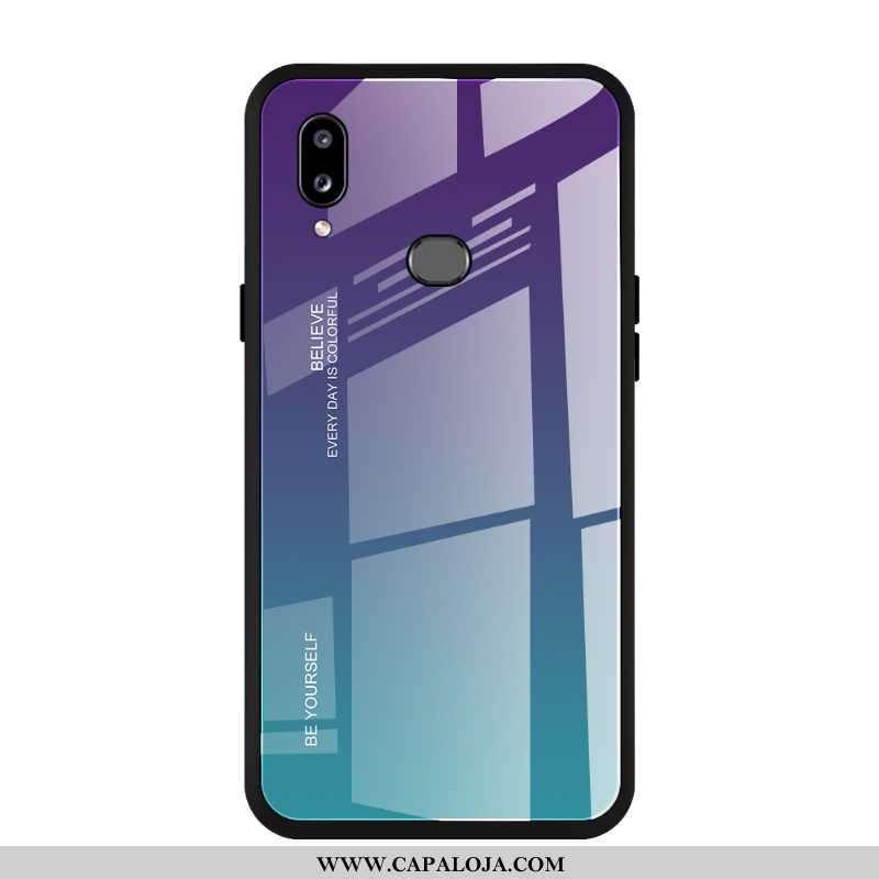 Capas Samsung Galaxy A10s Protetoras Antiqueda Gradiente Telemóvel Roxo, Capa Samsung Galaxy A10s Vi