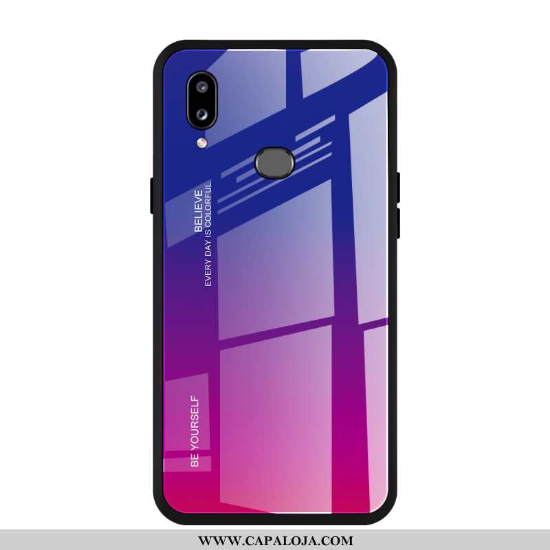 Capas Samsung Galaxy A10s Protetoras Antiqueda Gradiente Telemóvel Roxo, Capa Samsung Galaxy A10s Vi