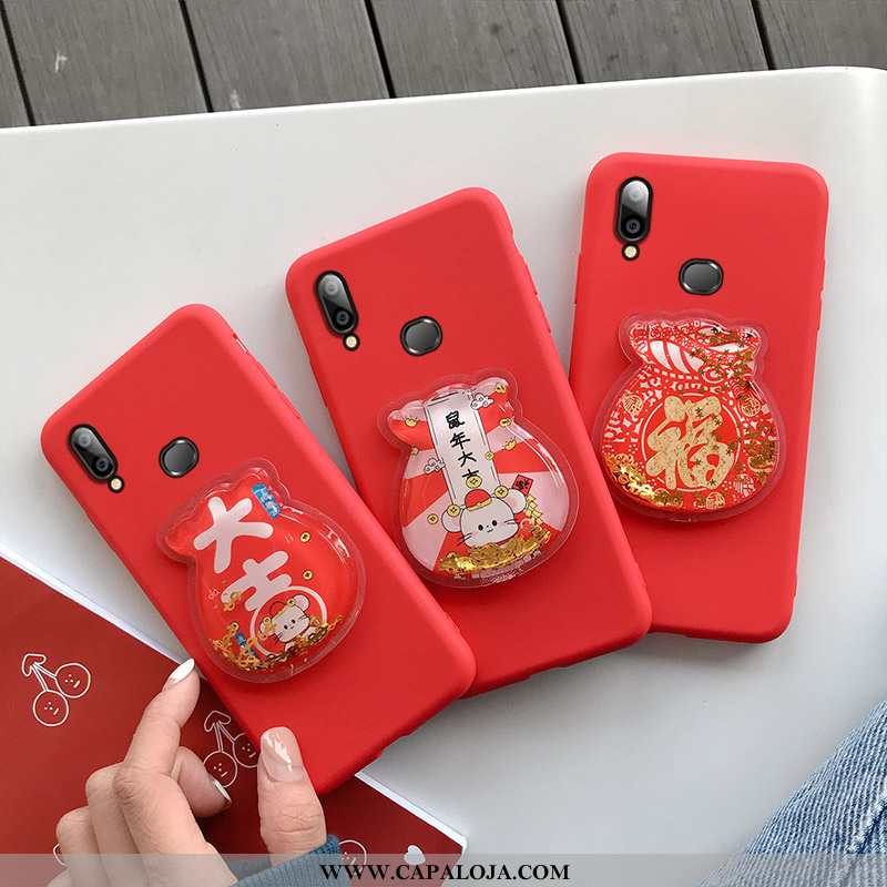 Capas Samsung Galaxy A10s Protetoras Antiqueda Vermelha Vermelho, Capa Samsung Galaxy A10s Personali