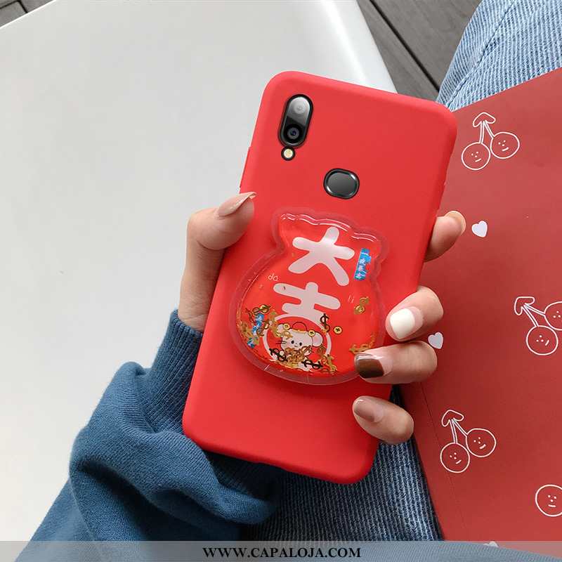 Capas Samsung Galaxy A10s Protetoras Antiqueda Vermelha Vermelho, Capa Samsung Galaxy A10s Personali