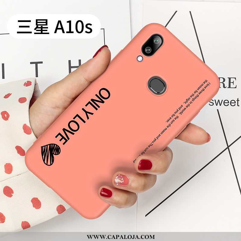 Capas Samsung Galaxy A10s Silicone Telemóvel Masculino Tendencia Cinza, Capa Samsung Galaxy A10s Fos