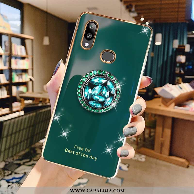 Capas Samsung Galaxy A10s Slim Super Criativas Casal Verde, Capa Samsung Galaxy A10s Tendencia Barat