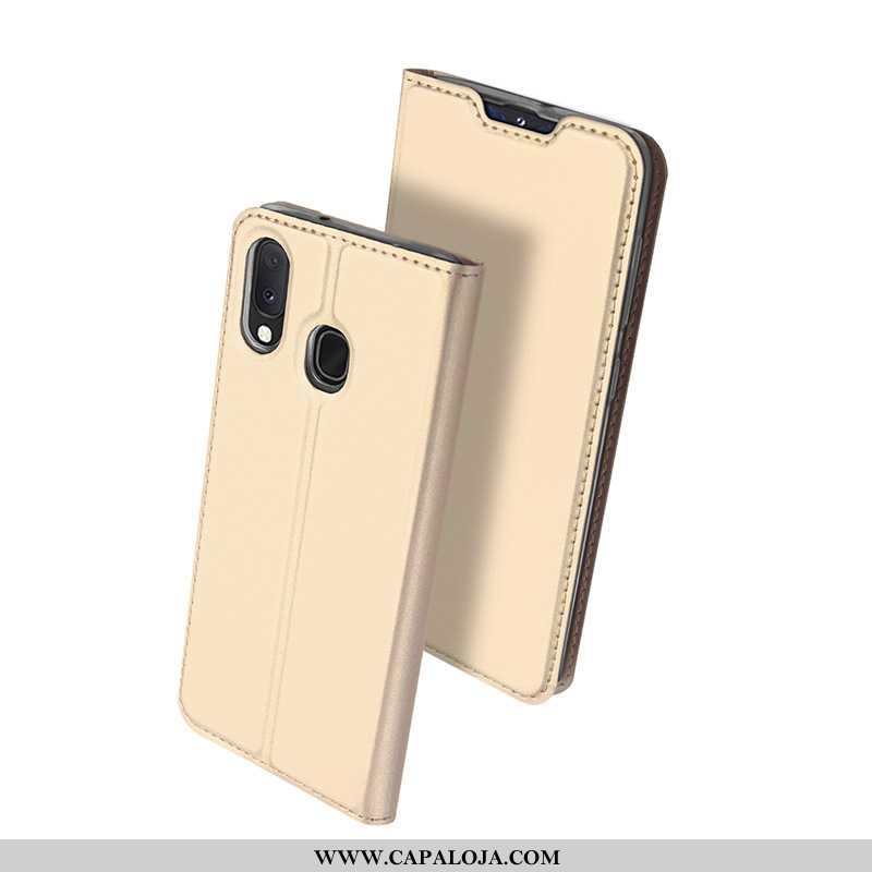 Capas Samsung Galaxy A20e Couro Cases Cover Preto, Capa Samsung Galaxy A20e Protetoras Venda