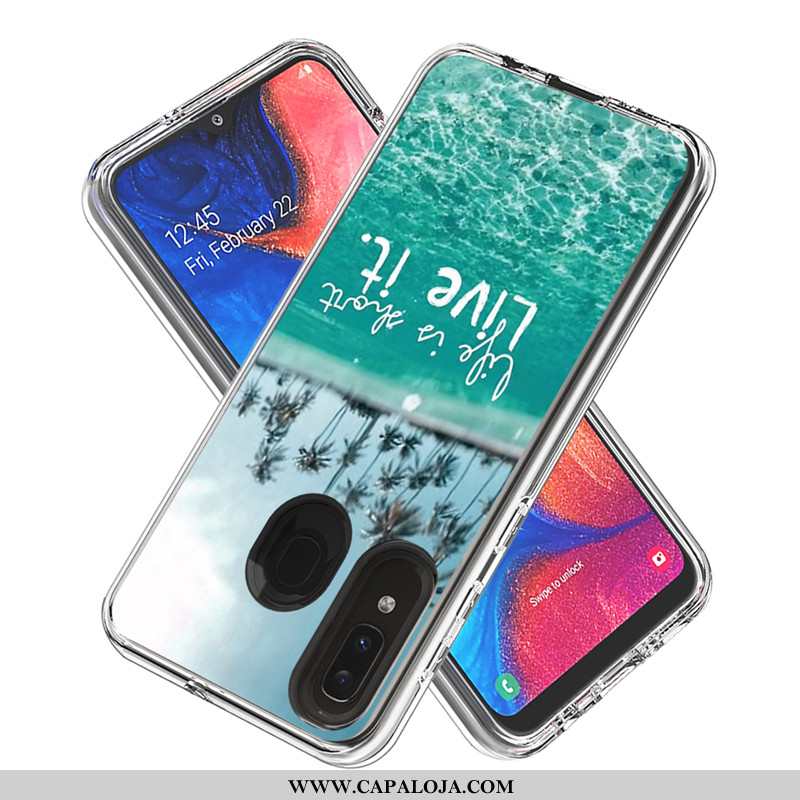 Capas Samsung Galaxy A20e Desenho Animado Branco Cases, Capa Samsung Galaxy A20e Fotos Baratas