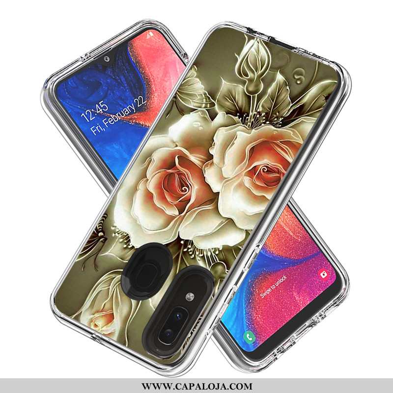 Capas Samsung Galaxy A20e Desenho Animado Branco Cases, Capa Samsung Galaxy A20e Fotos Baratas