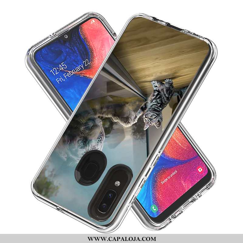 Capas Samsung Galaxy A20e Desenho Animado Branco Cases, Capa Samsung Galaxy A20e Fotos Baratas