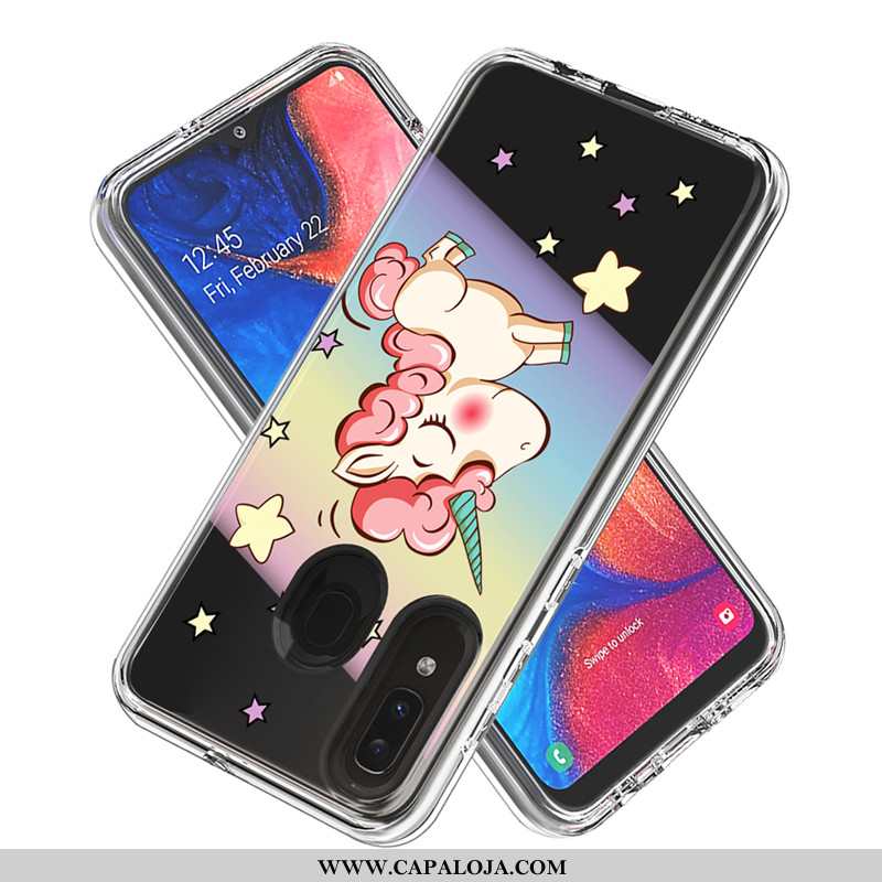 Capas Samsung Galaxy A20e Desenho Animado Branco Cases, Capa Samsung Galaxy A20e Fotos Baratas