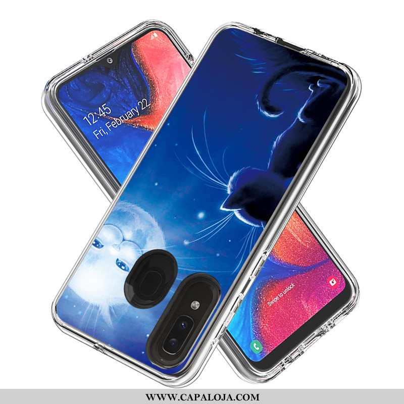 Capas Samsung Galaxy A20e Desenho Animado Branco Cases, Capa Samsung Galaxy A20e Fotos Baratas