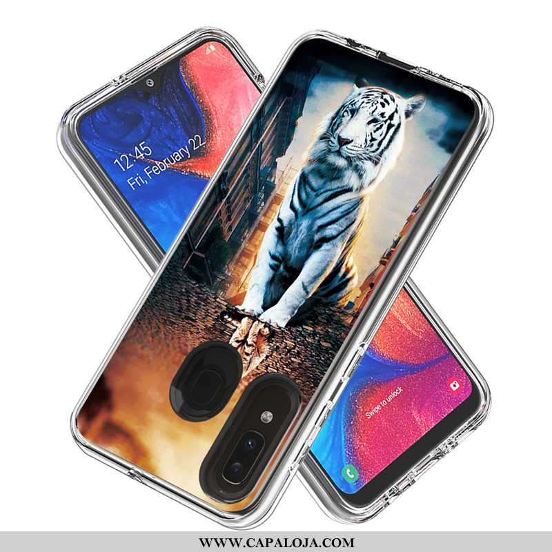 Capas Samsung Galaxy A20e Desenho Animado Branco Cases, Capa Samsung Galaxy A20e Fotos Baratas