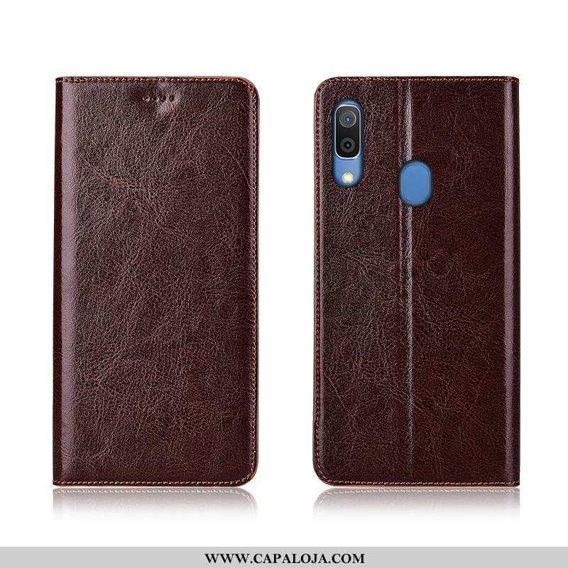 Capas Samsung Galaxy A20e Protetoras Cases Telemóvel Cover Castanho, Capa Samsung Galaxy A20e Silico