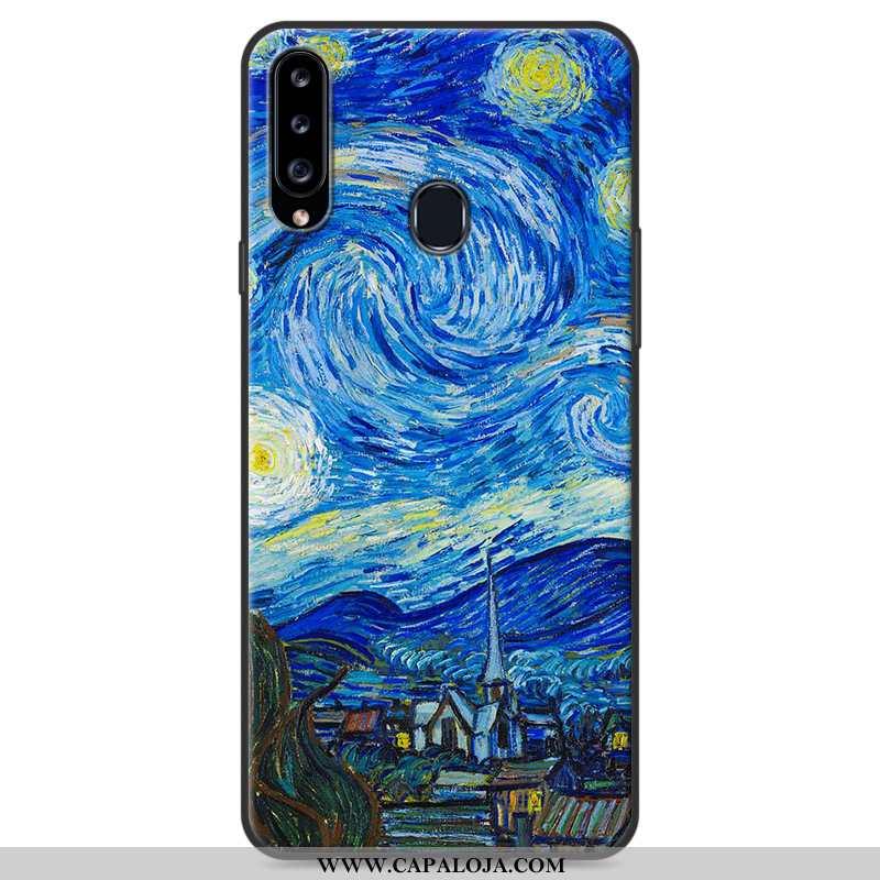 Capas Samsung Galaxy A20s Protetoras Desenho Animado Telemóvel Antiqueda Cinza, Capa Samsung Galaxy 