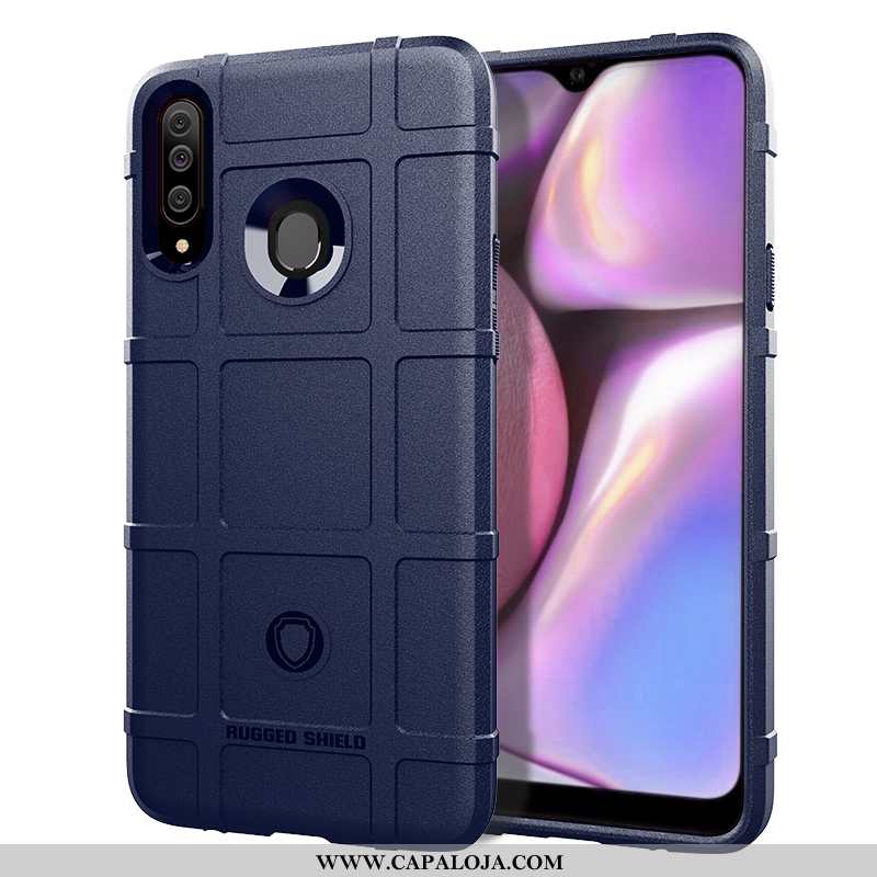 Capas Samsung Galaxy A20s Silicone Cases Criativas Antiqueda Castanho, Capa Samsung Galaxy A20s Pers