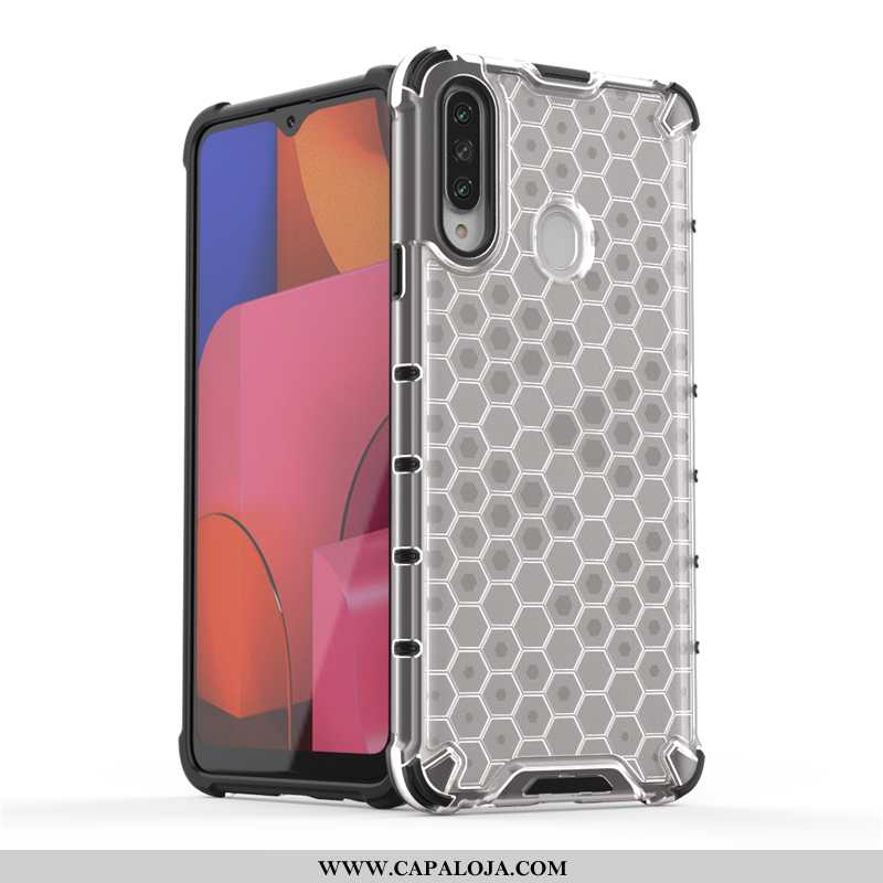 Capas Samsung Galaxy A20s Soft Masculino Cases Minimalista Cinza, Capa Samsung Galaxy A20s Protetora