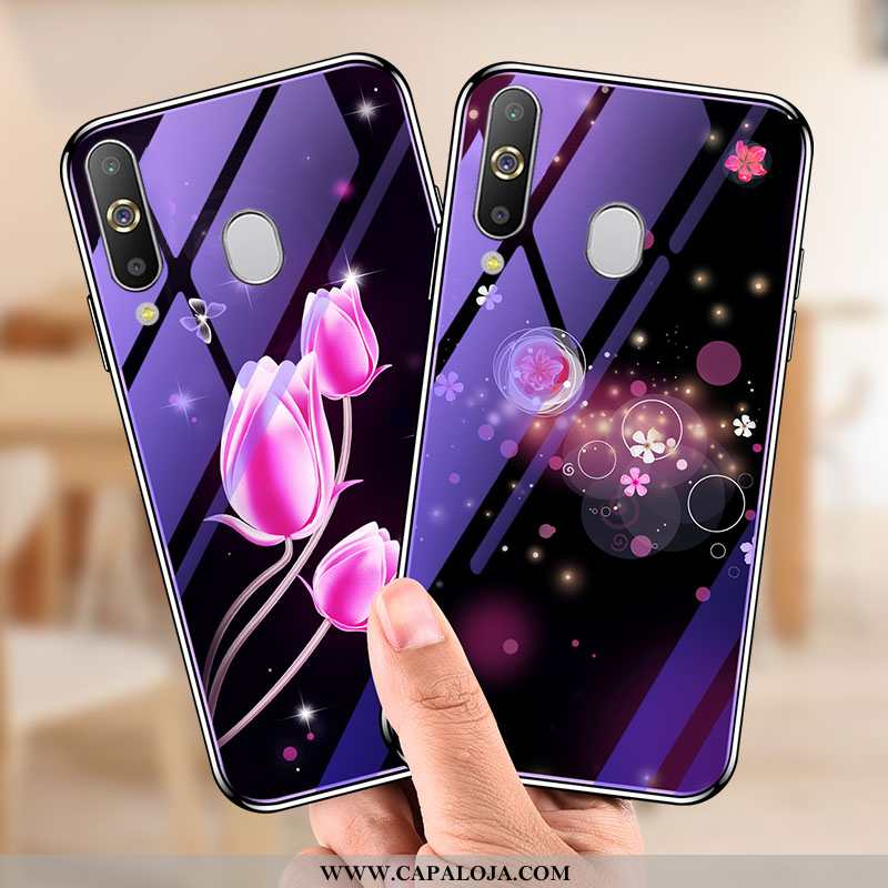 Capas Samsung Galaxy A20s Super Masculino Vermelha Cordao Roxo, Capa Samsung Galaxy A20s Protetoras 