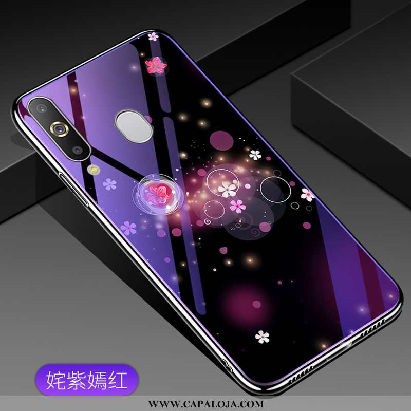 Capas Samsung Galaxy A20s Super Masculino Vermelha Cordao Roxo, Capa Samsung Galaxy A20s Protetoras 