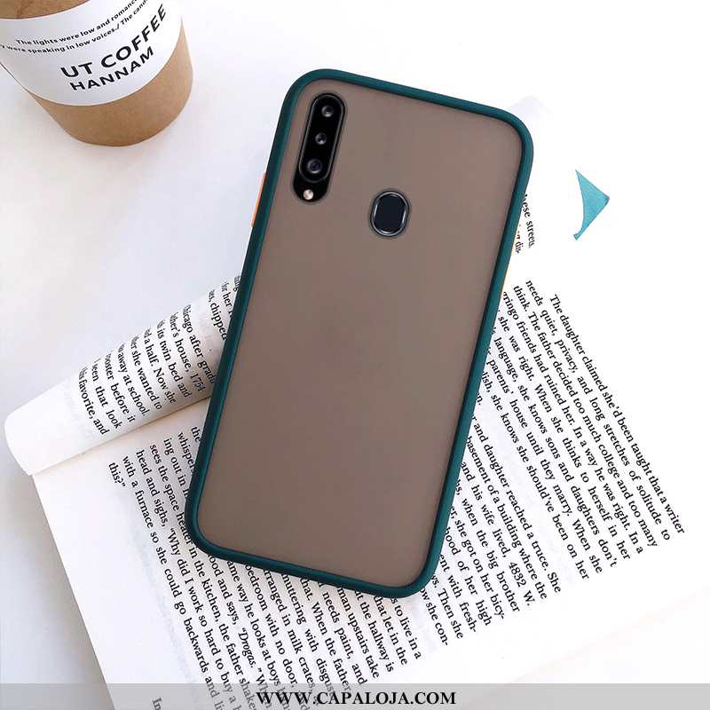 Capas Samsung Galaxy A20s Tendencia Antiqueda Protetoras Azul, Capa Samsung Galaxy A20s Soft Promoçã