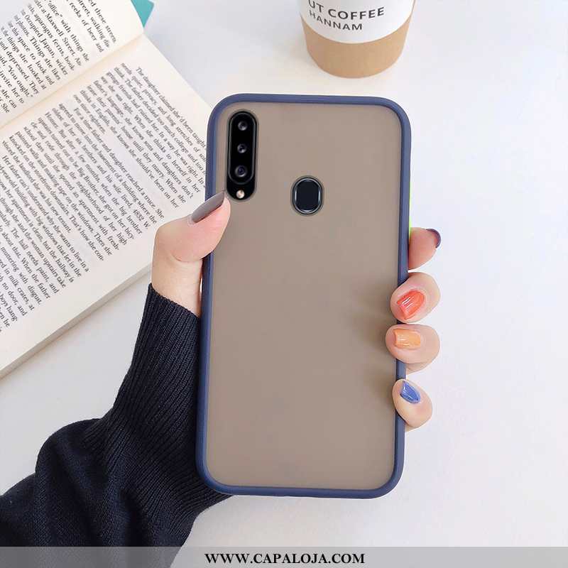 Capas Samsung Galaxy A20s Tendencia Antiqueda Protetoras Azul, Capa Samsung Galaxy A20s Soft Promoçã