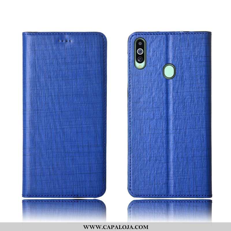 Capas Samsung Galaxy A20s Tendencia Protetoras Nova Couro Azul, Capa Samsung Galaxy A20s Soft Compra