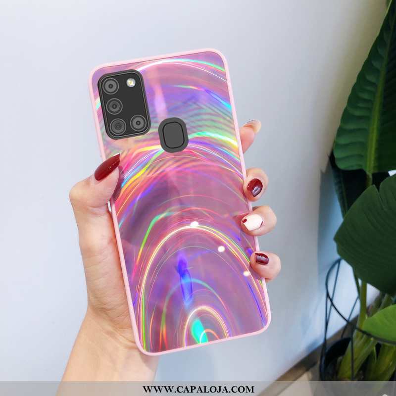 Capas Samsung Galaxy A21s Luxo Cases Tendencia Azul, Capa Samsung Galaxy A21s Desenho Animado Venda