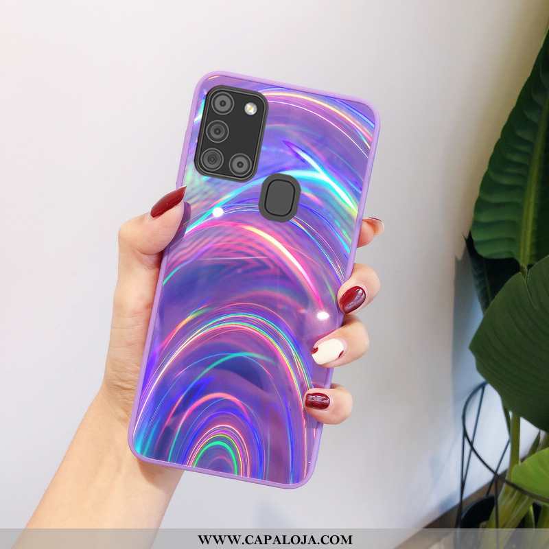 Capas Samsung Galaxy A21s Luxo Cases Tendencia Azul, Capa Samsung Galaxy A21s Desenho Animado Venda