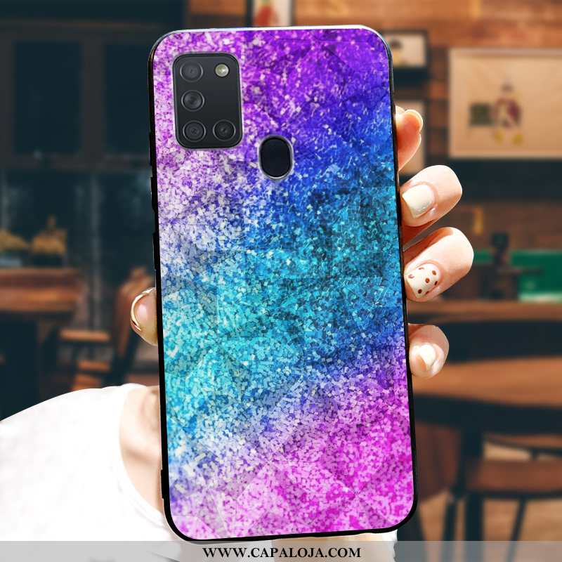 Capas Samsung Galaxy A21s Protetoras Moda Cases Malha Rosa, Capa Samsung Galaxy A21s Silicone Venda