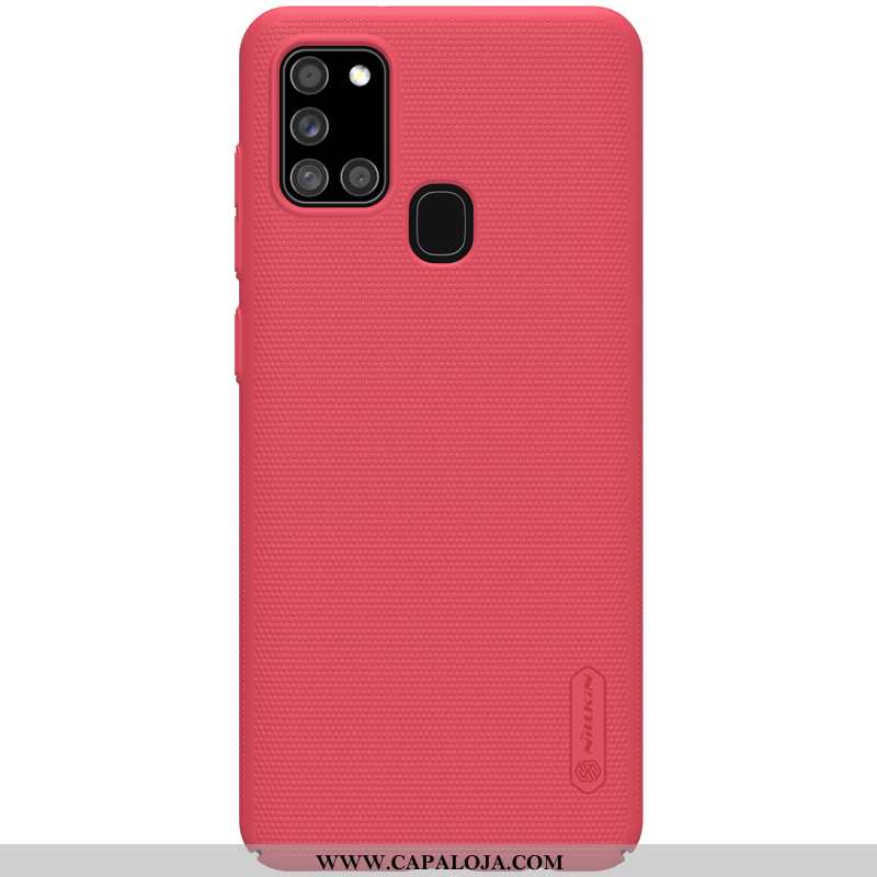 Capas Samsung Galaxy A21s Slim Cases Fosco Azul, Capa Samsung Galaxy A21s Protetoras Promoção