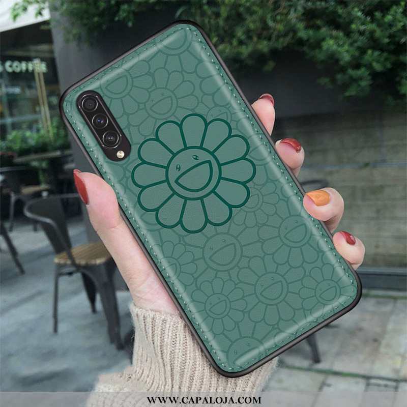 Capas Samsung Galaxy A30s Couro Soft Verde Antiqueda, Capa Samsung Galaxy A30s Tendencia Venda