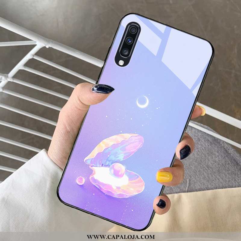 Capas Samsung Galaxy A30s Vidro Vermelha Pequena Fofas Azul, Capa Samsung Galaxy A30s Desenho Animad