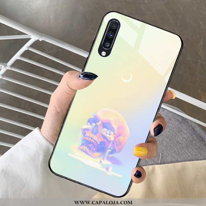 Capas Samsung Galaxy A30s Vidro Vermelha Pequena Fofas Azul, Capa Samsung Galaxy A30s Desenho Animad