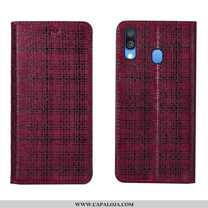 Capas Samsung Galaxy A40 Couro Genuíno Antiqueda Protetoras Completa Bordô, Capa Samsung Galaxy A40 