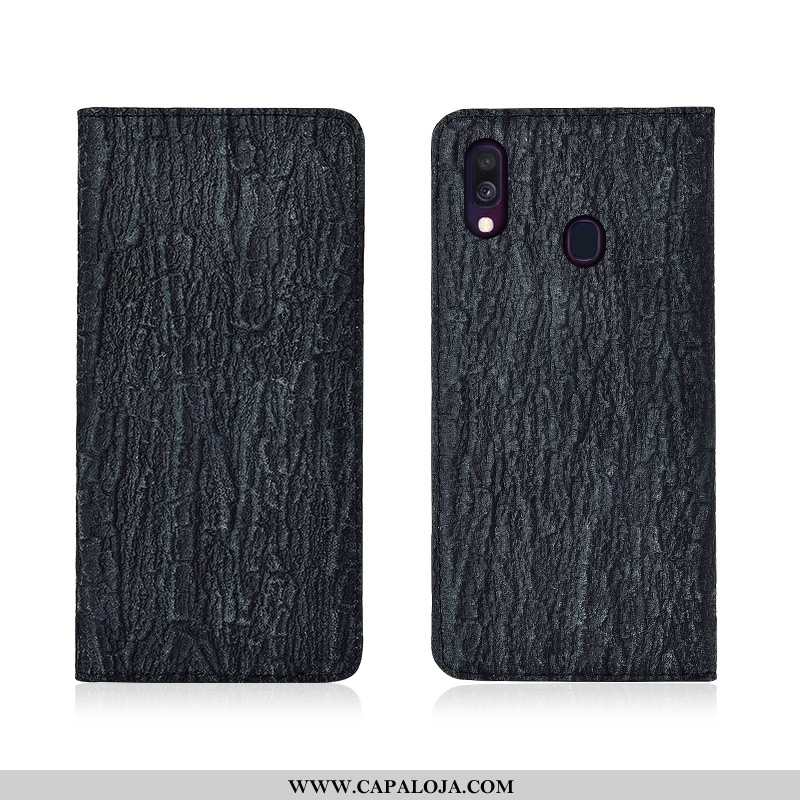 Capas Samsung Galaxy A40 Couro Legitimo Cases Vermelha Nova Vermelho, Capa Samsung Galaxy A40 Couro 