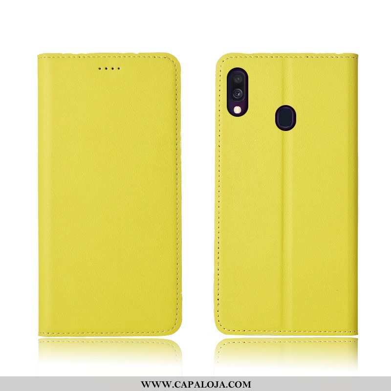 Capas Samsung Galaxy A40 Silicone Azul Protetoras Completa, Capa Samsung Galaxy A40 Fosco Barato