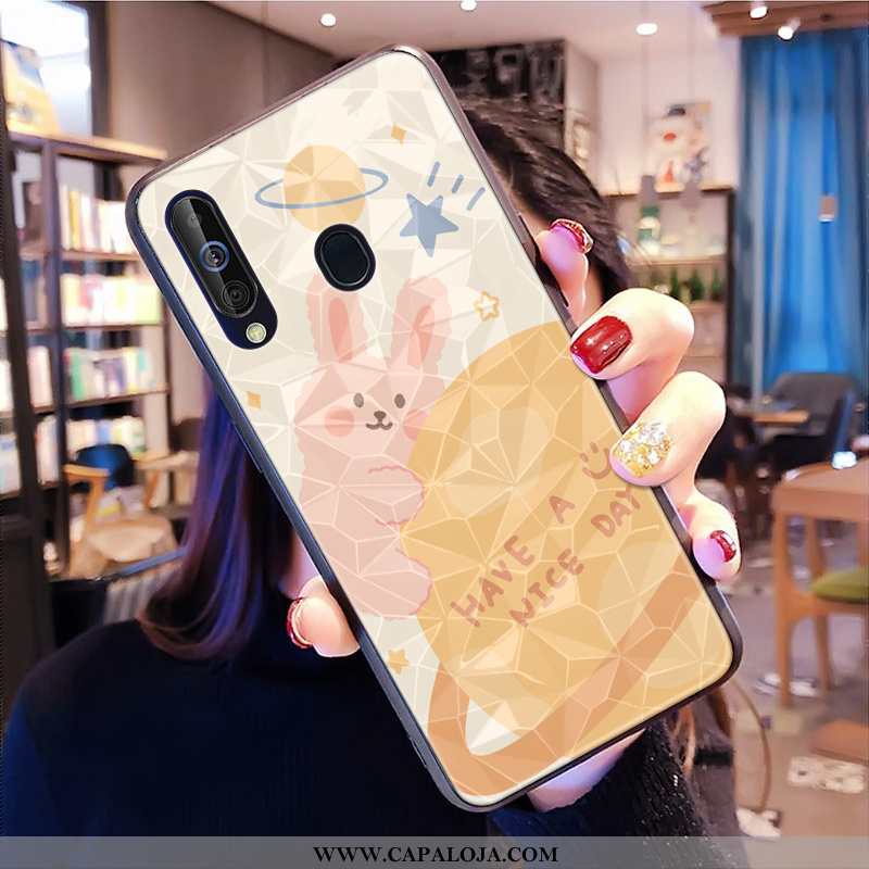 Capas Samsung Galaxy A40s Bonitos Feminino Completa Diamante Amarelo, Capa Samsung Galaxy A40s Prote