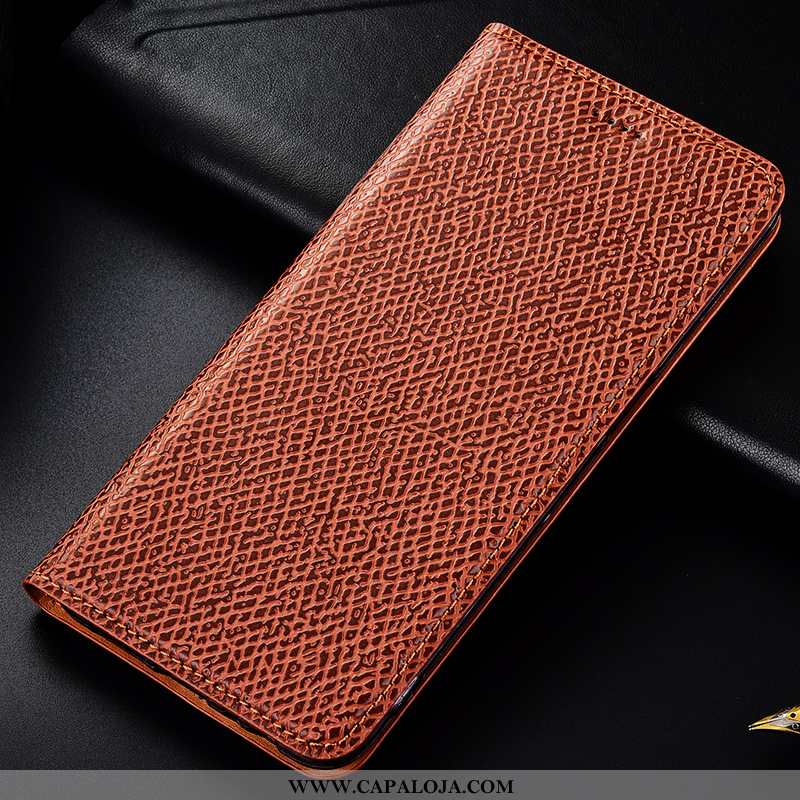 Capas Samsung Galaxy A40s Couro Genuíno Vermelha Malha Telemóvel Vermelho, Capa Samsung Galaxy A40s 