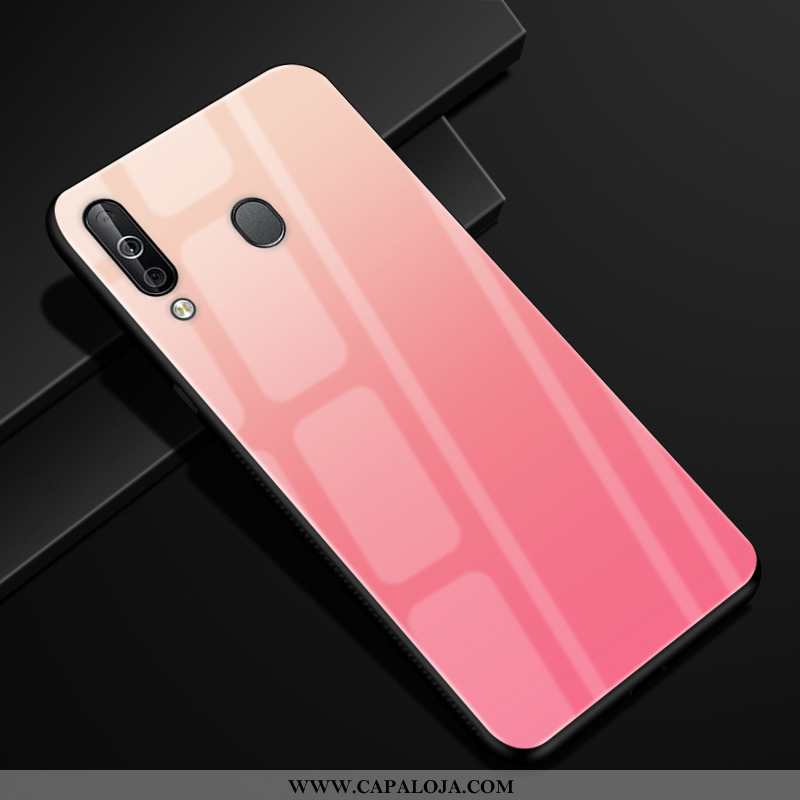 Capas Samsung Galaxy A40s Protetoras Telemóvel Gradiente Texturizada Caqui, Capa Samsung Galaxy A40s