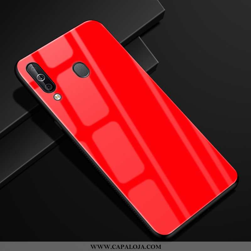 Capas Samsung Galaxy A40s Protetoras Telemóvel Gradiente Texturizada Caqui, Capa Samsung Galaxy A40s