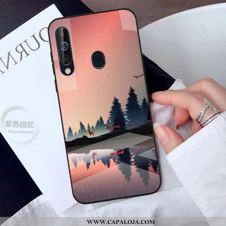 Capas Samsung Galaxy A40s Tendencia Frente Criativas Cases Verde, Capa Samsung Galaxy A40s Protetora