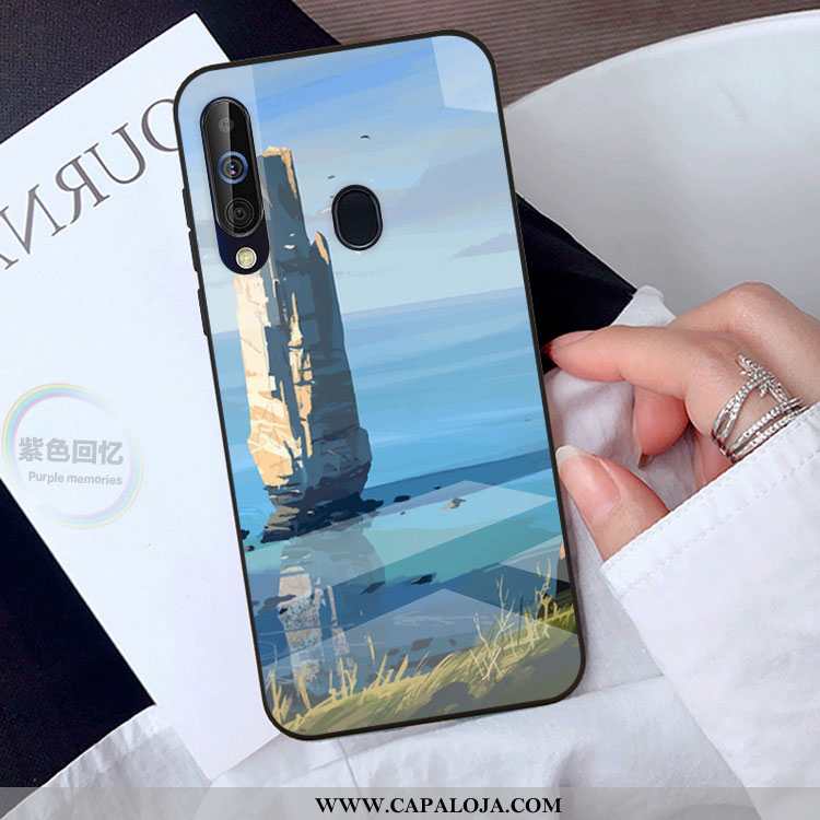 Capas Samsung Galaxy A40s Tendencia Frente Criativas Cases Verde, Capa Samsung Galaxy A40s Protetora