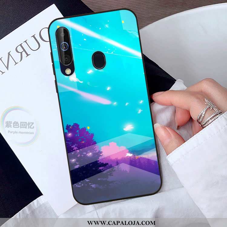 Capas Samsung Galaxy A40s Tendencia Frente Criativas Cases Verde, Capa Samsung Galaxy A40s Protetora