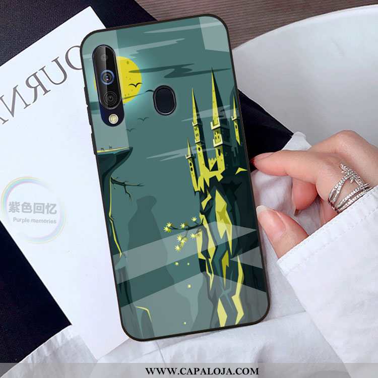 Capas Samsung Galaxy A40s Tendencia Frente Criativas Cases Verde, Capa Samsung Galaxy A40s Protetora