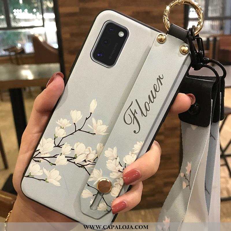 Capas Samsung Galaxy A41 Cordao Pequena Suporte Novas Branco, Capa Samsung Galaxy A41 Tendencia Vend