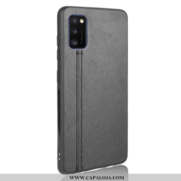 Capas Samsung Galaxy A41 Couro Resistente Protetoras Preto, Capa Samsung Galaxy A41 Tendencia Online