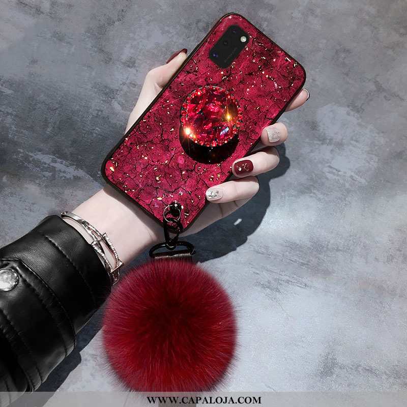 Capas Samsung Galaxy A41 Criativas Estilosas Antiqueda Feminino Roxo, Capa Samsung Galaxy A41 Soft B