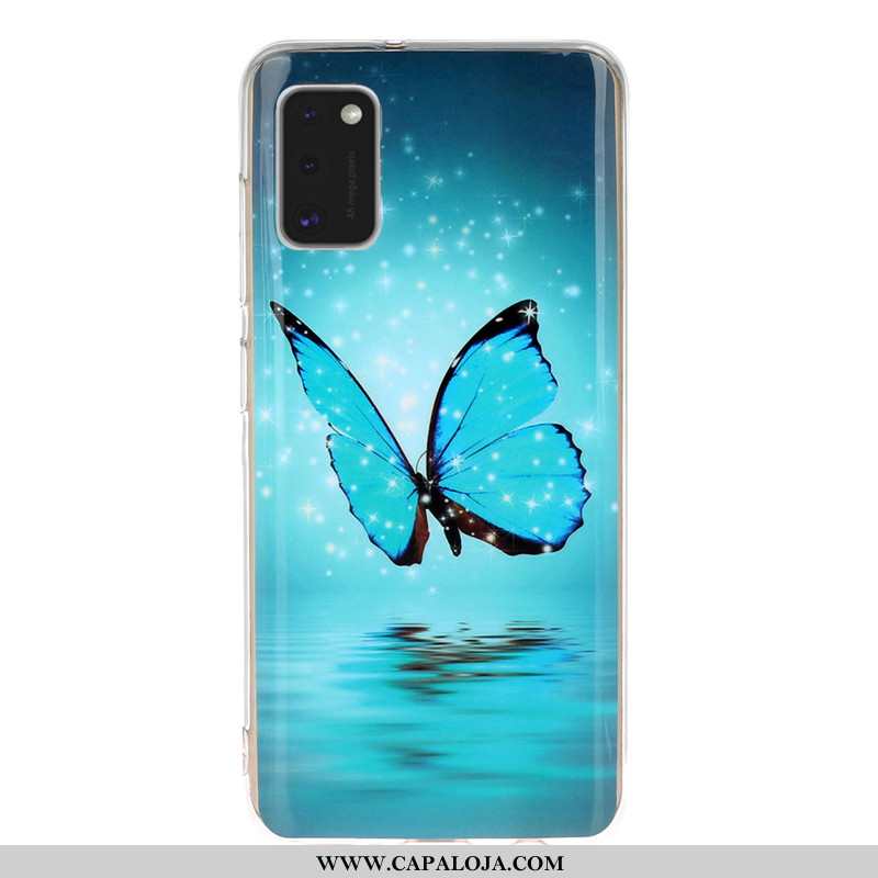 Capas Samsung Galaxy A41 Desenho Animado Antiqueda Telemóvel Azul, Capa Samsung Galaxy A41 Cases Ven