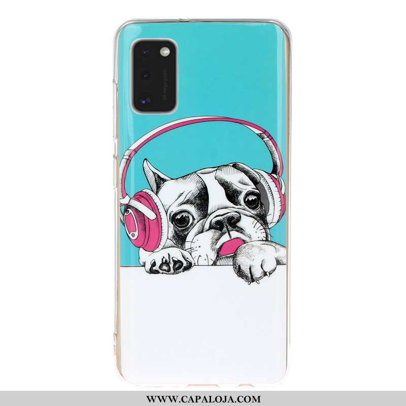 Capas Samsung Galaxy A41 Desenho Animado Antiqueda Telemóvel Azul, Capa Samsung Galaxy A41 Cases Ven