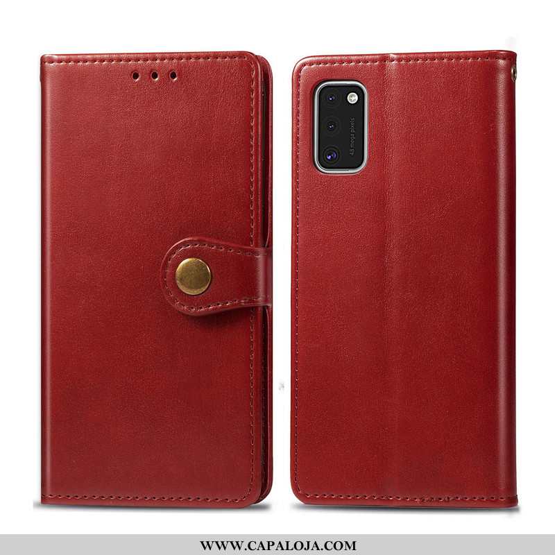 Capas Samsung Galaxy A41 Protetoras Cases Cover Marrom Castanho Vermelho, Capa Samsung Galaxy A41 Co