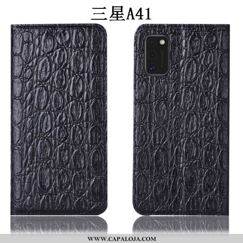 Capas Samsung Galaxy A41 Protetoras Completa Cover Antiqueda Castanho, Capa Samsung Galaxy A41 Couro