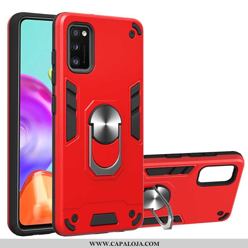 Capas Samsung Galaxy A41 Protetoras Vermelha Telemóvel Vermelho, Capa Samsung Galaxy A41 Suporte Onl