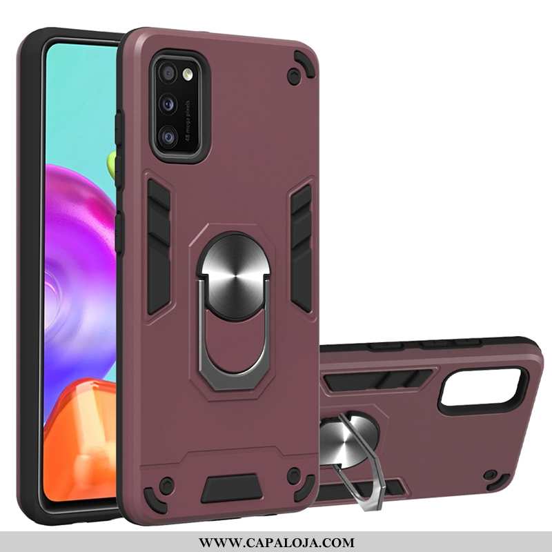 Capas Samsung Galaxy A41 Protetoras Vermelha Telemóvel Vermelho, Capa Samsung Galaxy A41 Suporte Onl