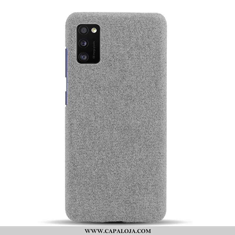 Capas Samsung Galaxy A41 Slim Frente Cinza, Capa Samsung Galaxy A41 Protetoras Baratas